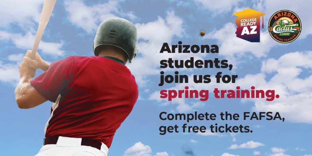 FAFSA Cactus League Spring Training Promotion